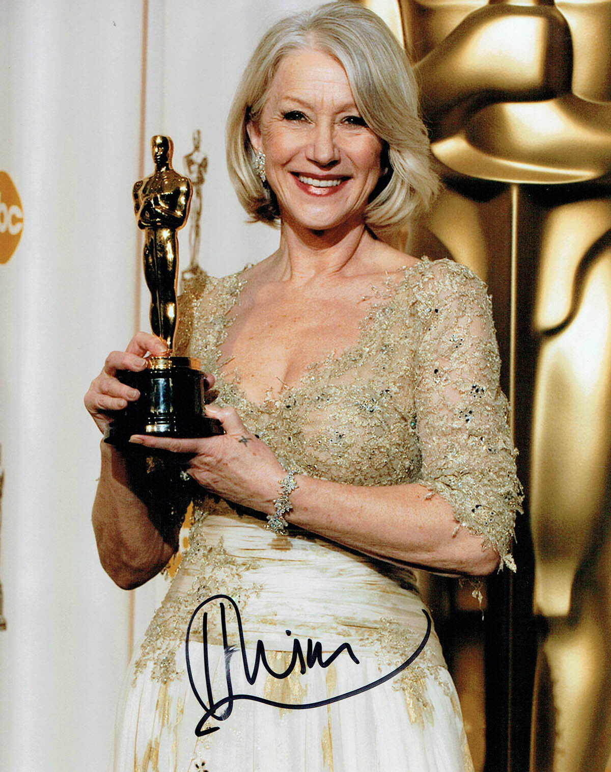 Dame Helen MIRREN SIGNED Autograph RARE 10x8 Photo Poster painting AFTAL COA English Actress