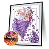 >SALE<5D DIY Partial Special Shaped Drill Diamond Painting Kit Fairy Decor (YXC508)