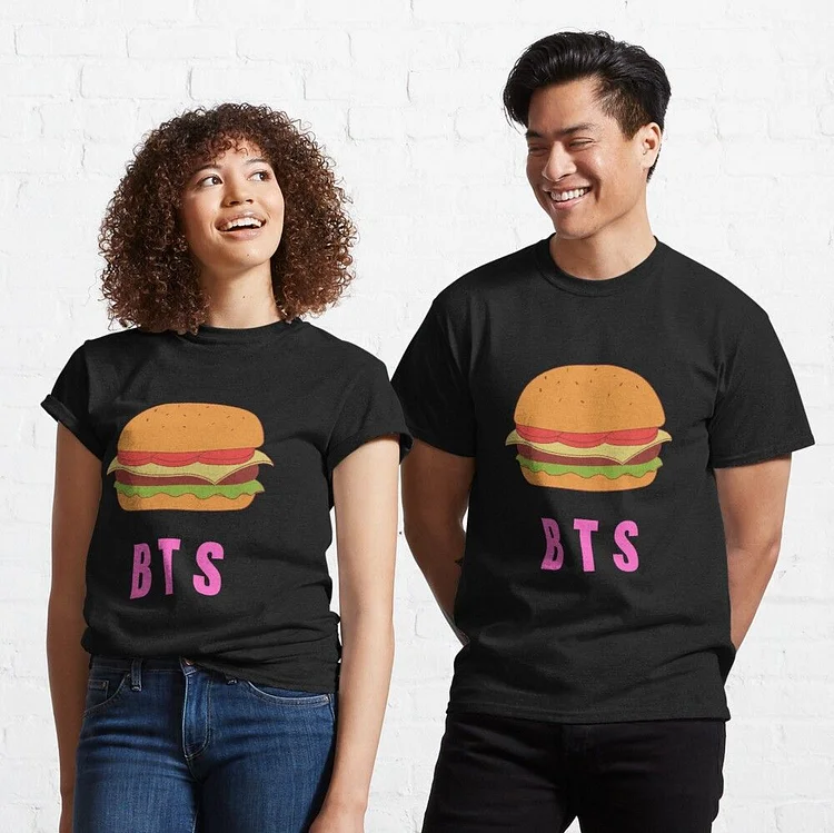 방탄소년단 McDonalds Burger Meal Classic T-Shirt