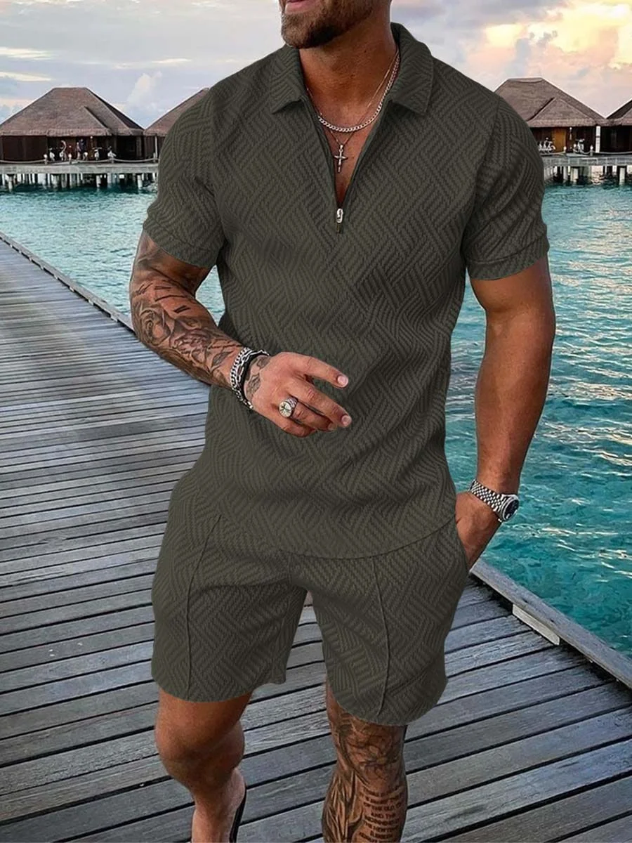 Men's Casual Solid Polo Shirts
