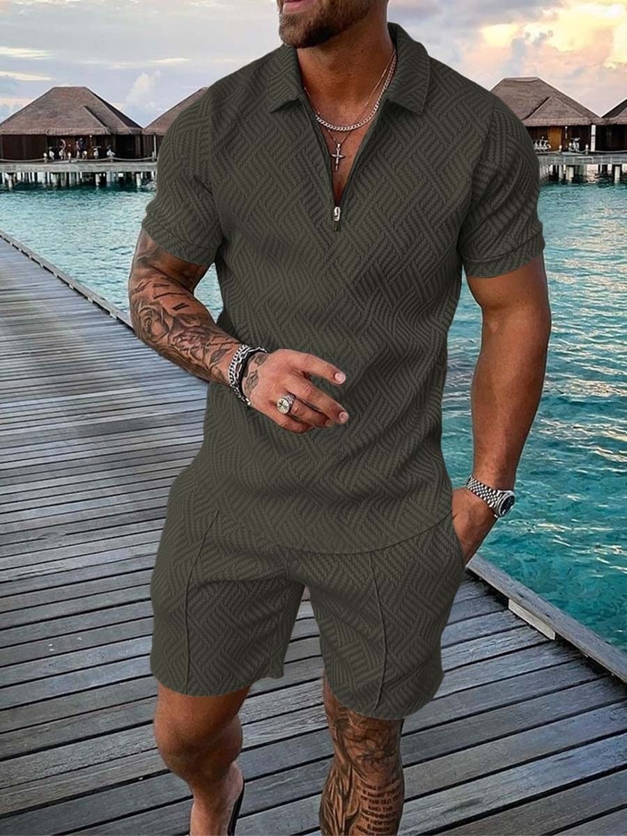 Men's Casual Solid Polo Shirts