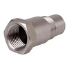 6pcs - Extension Filter Stainless Steel Oxygen Sensor Extension Spacer O2 Sensor Spacer
