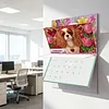 2027 New DIY Diamond Painting Dog Wall Calendar Kit 12-Month Flip Calendar Design Home Decor