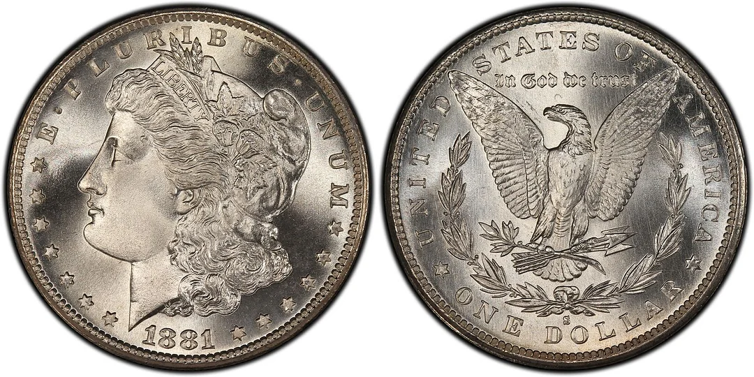 1881-S Morgan Silver Dollar