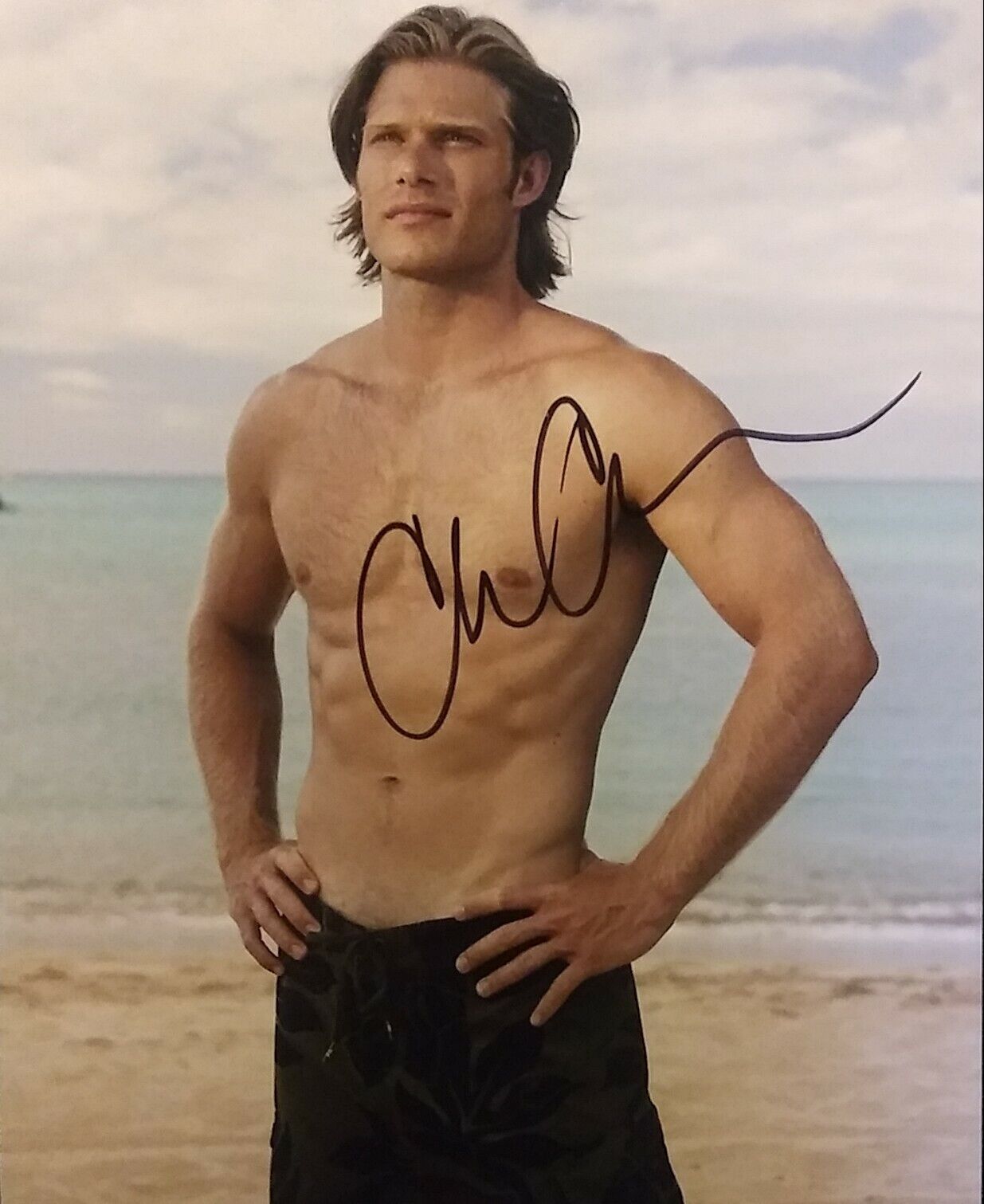 Chris Carmack signed 8x10