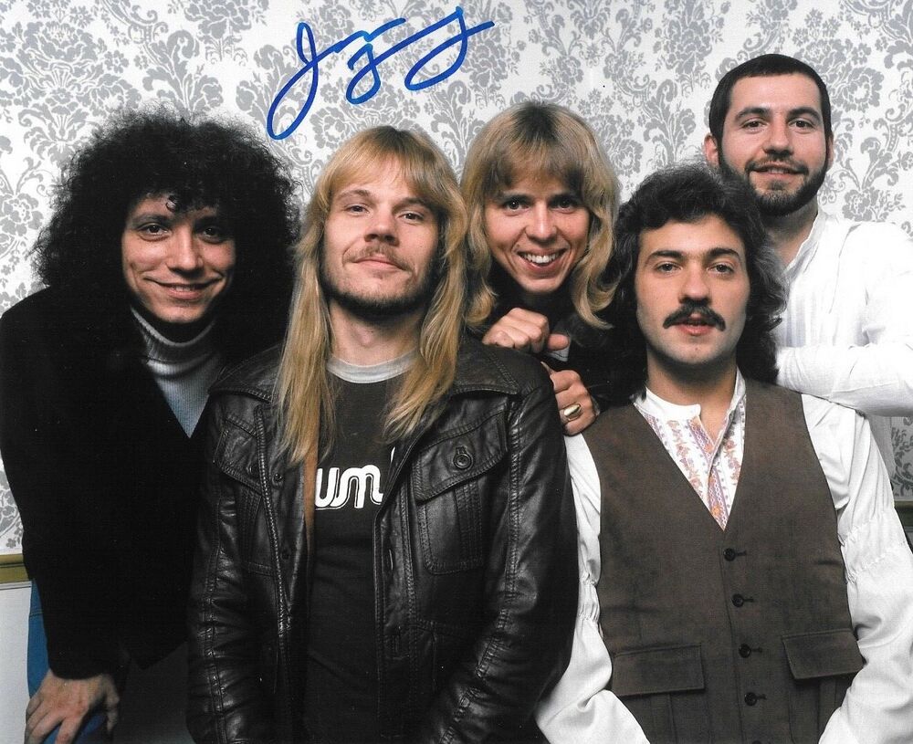 * JAMES JY YOUNG * signed 8x10 Photo Poster painting * STYX * * 10