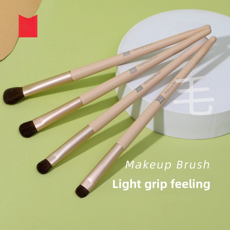 Lafa Eye Eye Shadow Brush Set 4 Pack Animal Hair Eye Detail Blooming Cosmetic Brush LS-19075