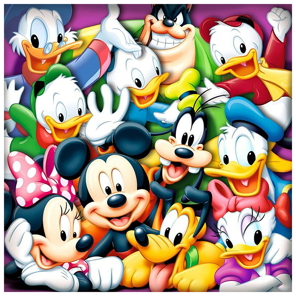 

Cartoon Mouse Duck - Round/Square Drill Diamond Painting - 40*40CM, Round diamond 40*40cm, 501 Original