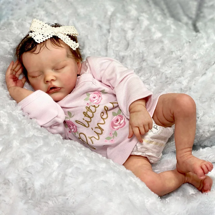  [Heartbeat💖 & Sound🔊] 17'' Kids Reborn Newborn Baby Doll Girl Sukaya, Handmade Huggable Newborn Baby Doll - Reborndollsshop®-Reborndollsshop®