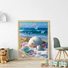 Beach Shells - 11CT Stamped Cross Stitch - 40*50cm