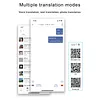 Language Translator Bidirectional Interpretation Tool Rechargeable Real-Time Translation Machine Supports 144 Languages Portable Intelligent Translators for Learning Travel Businesses