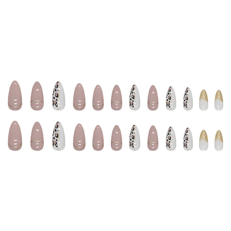 Churchf Churchf Cool Hot Girl Ins Wind Leopard Grain Nail Gold Powder Nail Skin Powder Hit Background Color Fashion Wear Armour Piece