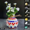 Wooden Vase Solid Mosaic Art Handmade Pasting Material Pack DIY Creative Decoration Kit
