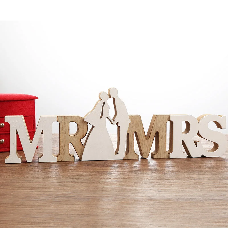 💗MR&MRS Creative Home Furnishings Wedding Decoration