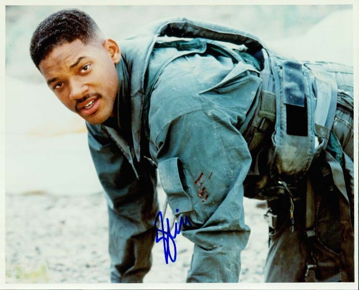 Will Smith (Independence Day) signed 8x10 Photo Poster painting in-person