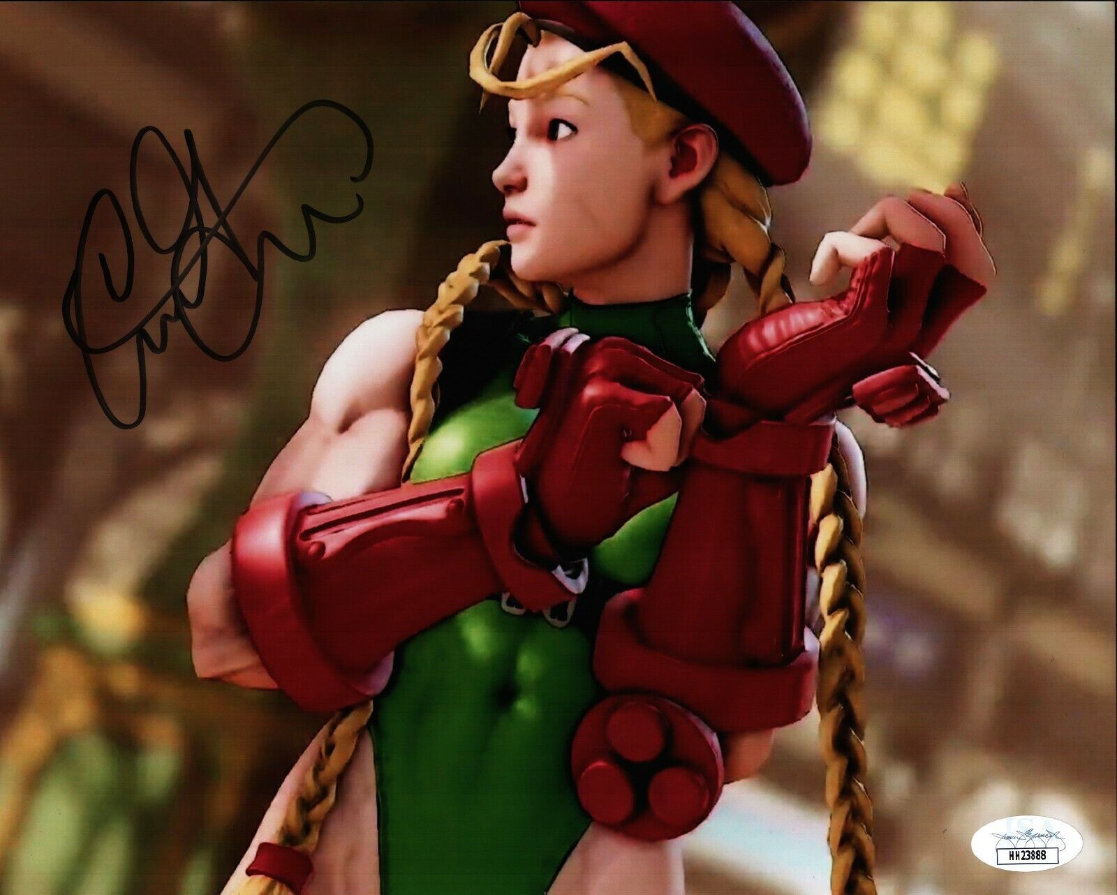 Caitlin Glass Street Fighter Signed Autographed 8x10 Photo Poster painting JSA Certified COA