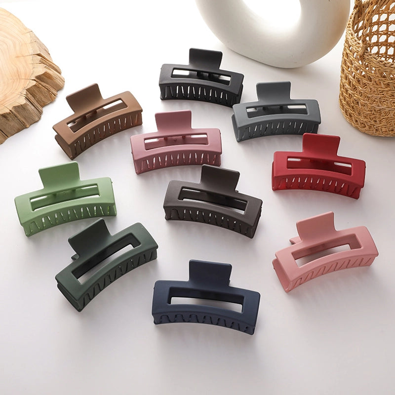 Korea Simple Square Type Back Head Plate Hair Ornaments Bath Shark Clip