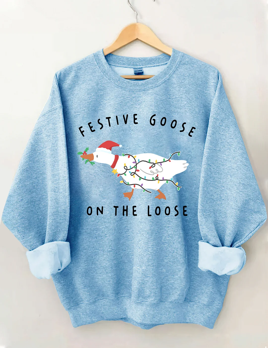Funny Christmas Goose Sweatshirt