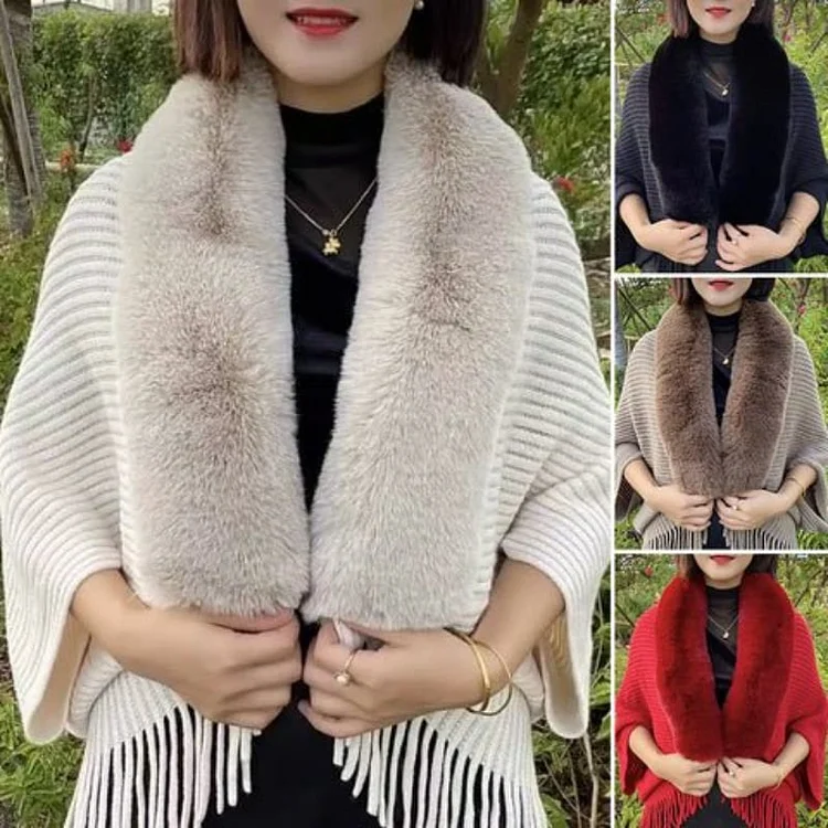 Ladies Knitted Loose Thickened Shawl Coat(Buy 2 Free Shipping)