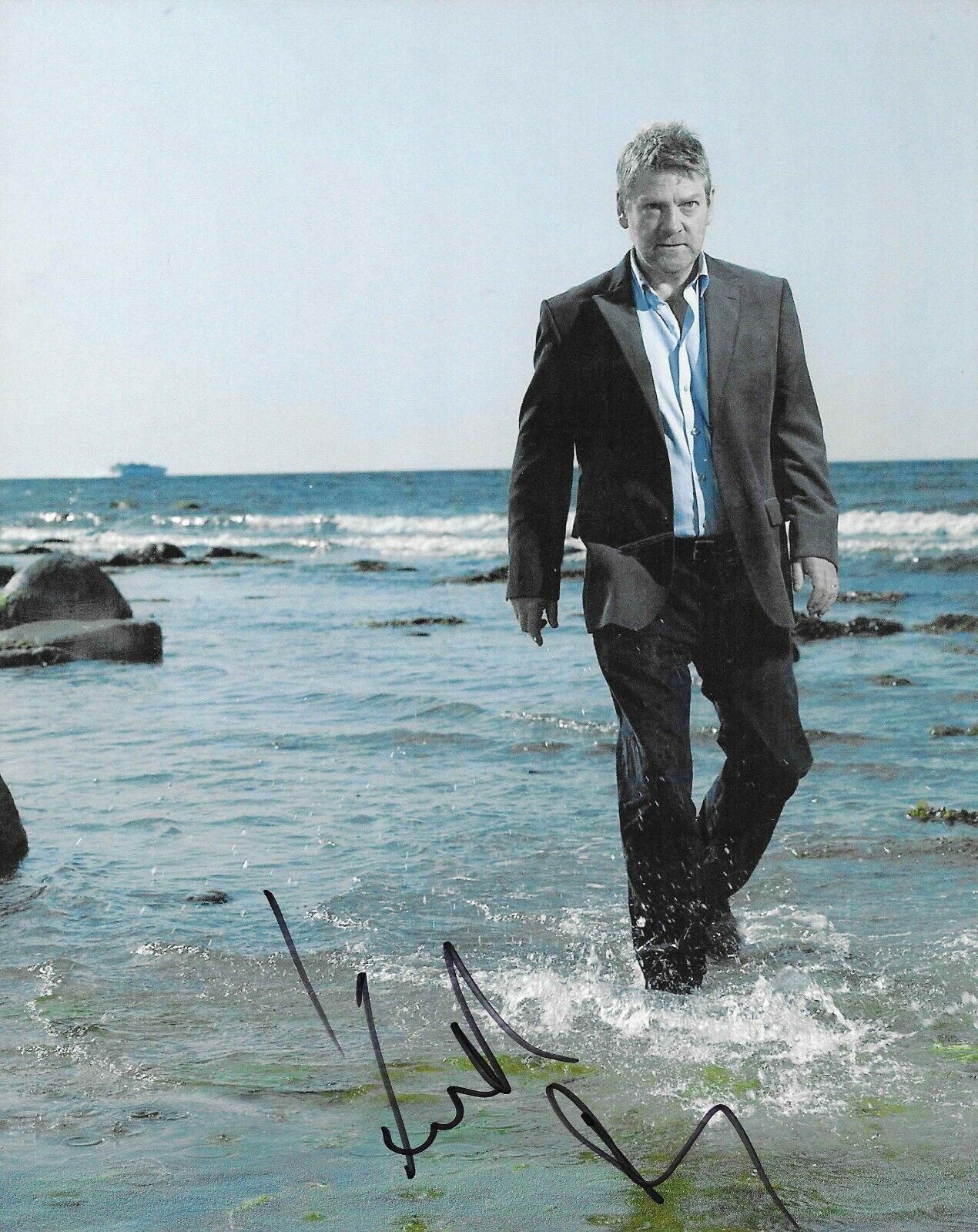 Kenneth Branagh autograph - signed Wallander Photo Poster painting - Harry Potter