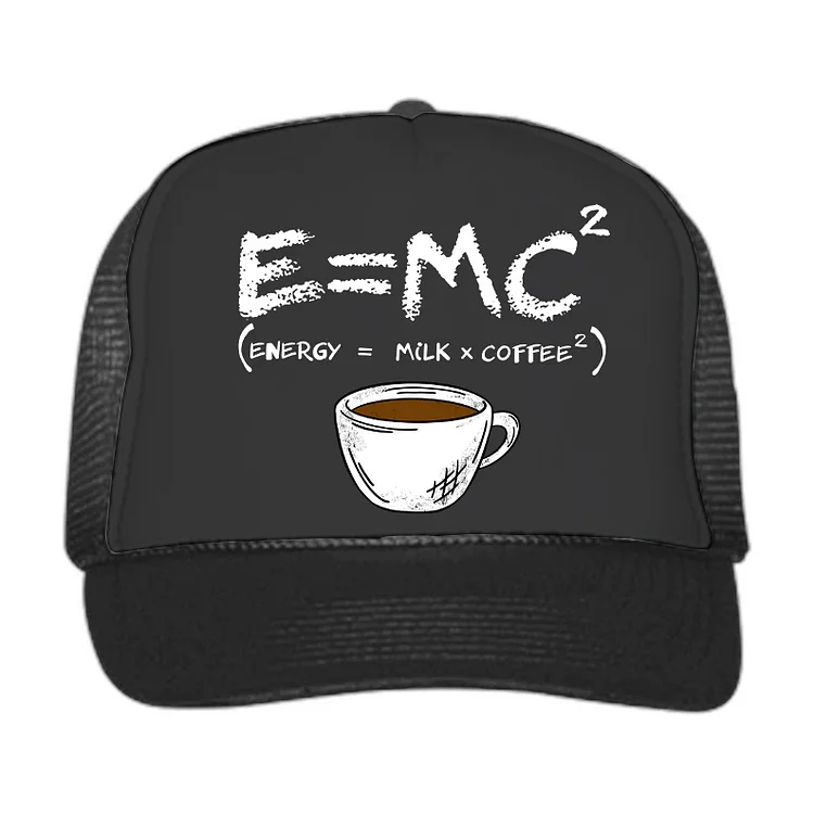 Eagerlys Energy=Milk+Coffee  Mesh Cap