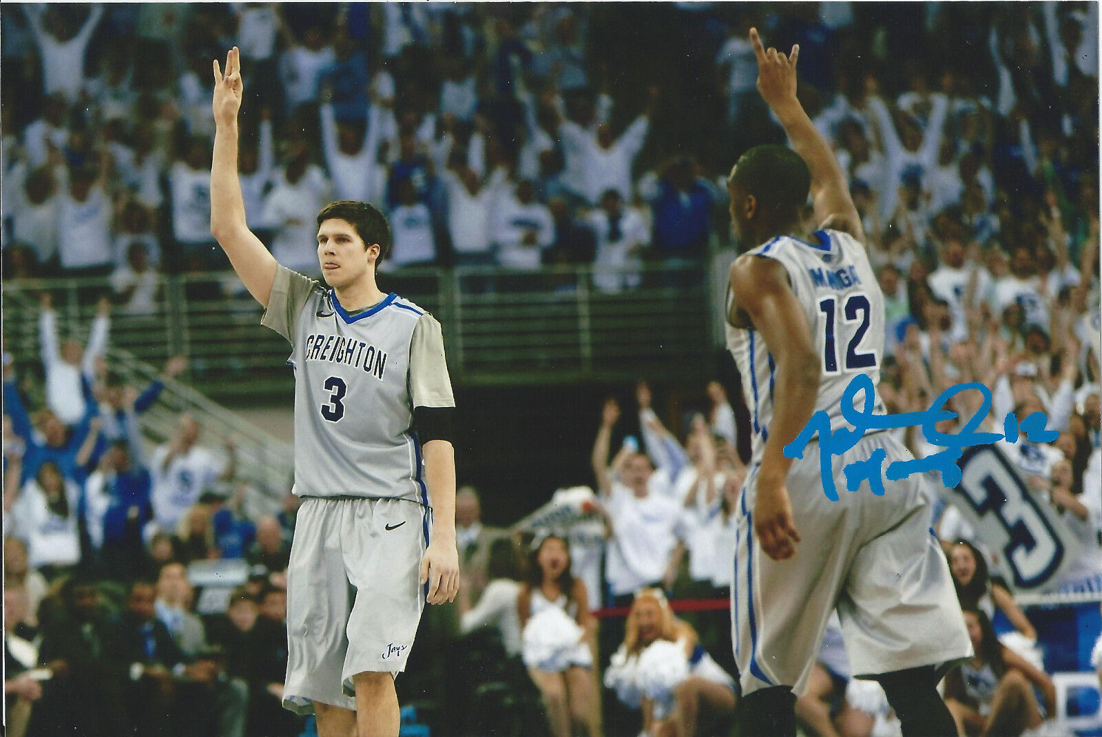 Jahenns Manigat Signed 4x6 Photo Poster painting NCAA Creighton Bluejays Big East Basketball