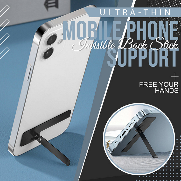 Ultra-Thin Invisible Back Stick Mobile Phone Support 
