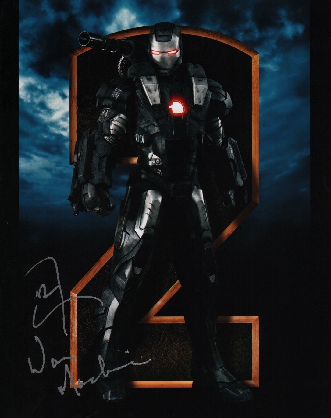 Don Cheadle (Iron Man 2) signed 11x14 Photo Poster painting