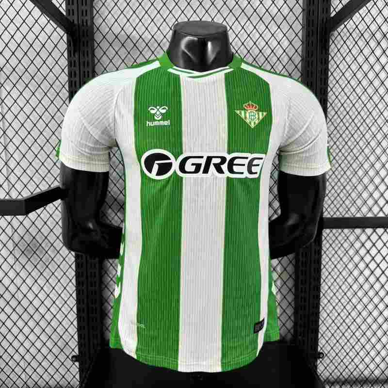 25/26 Player Real Betis Soccer Jersey Home