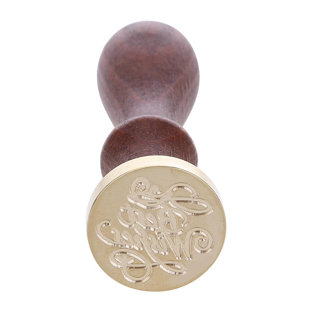 

Retro Wood Letter Sealing Wax Seal Stamp Post Stamping Craft (Bestwish, 501 Original