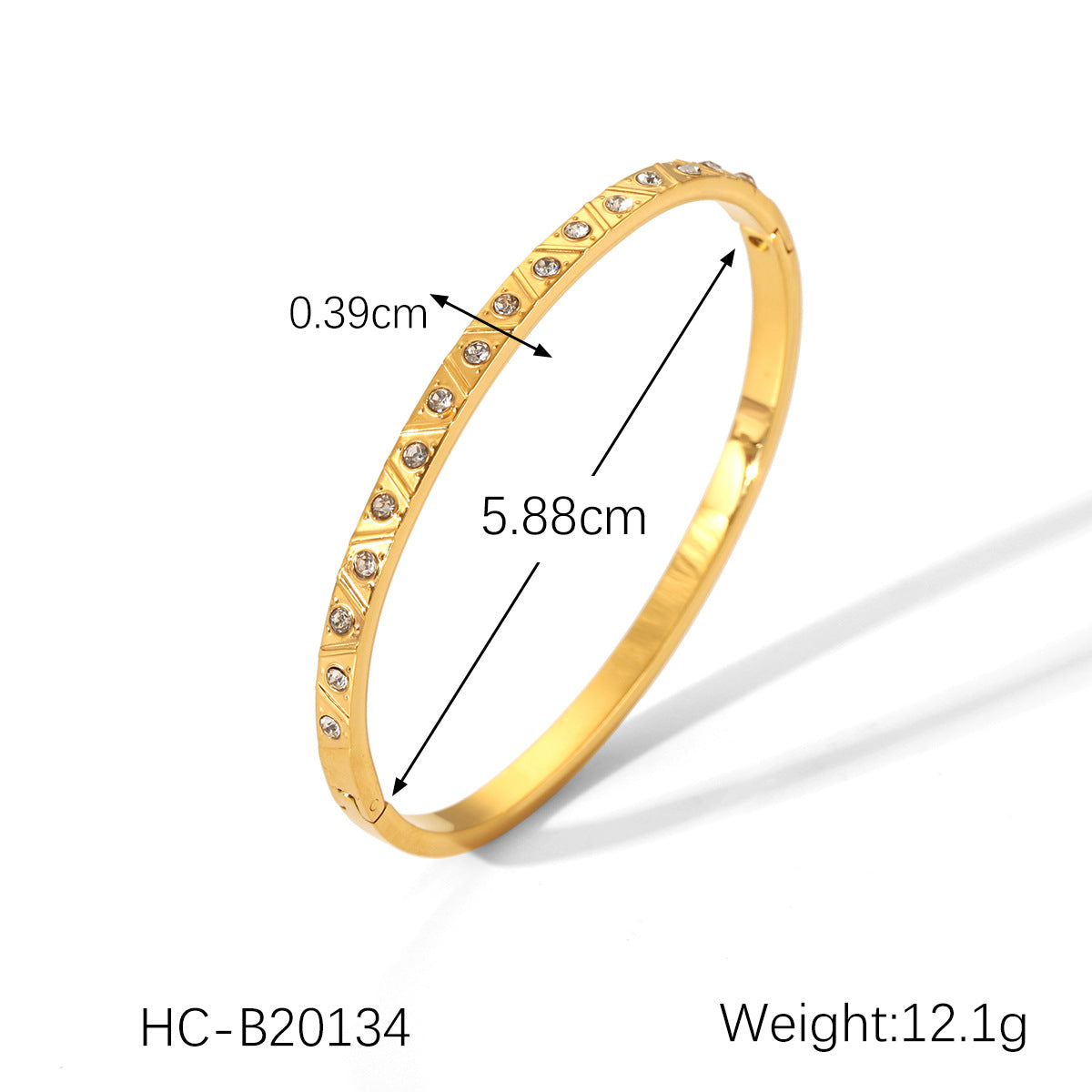 Classic Kajia Couple Titanium Steel Bracelet Fashionable And Versatile Starry Sky Diamond Stainless Steel Ladies Bracelet