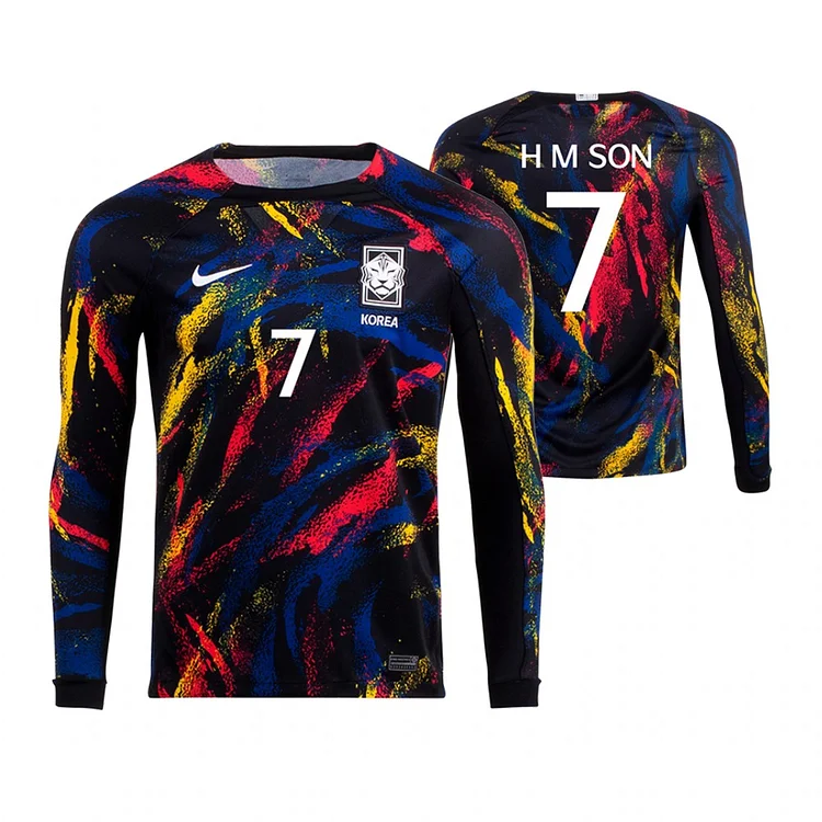 South Korea Son Heung-min 7 Away Long Sleeve Shirt World Cup 2022