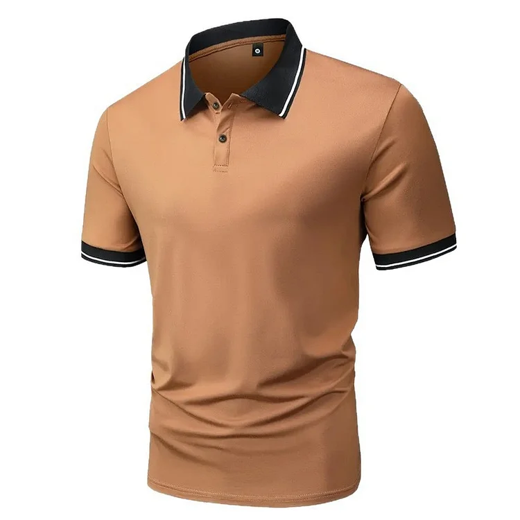 2025 Men's summer hot selling new short sleeve polo shirt