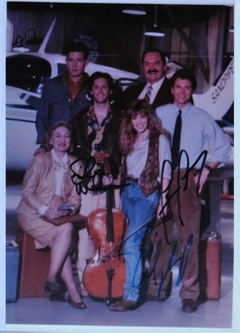 WINGS cast signed x3 -Tim Daly, Crystal Bernard, Steven Weber 8x10 Photo Poster painting wCOA