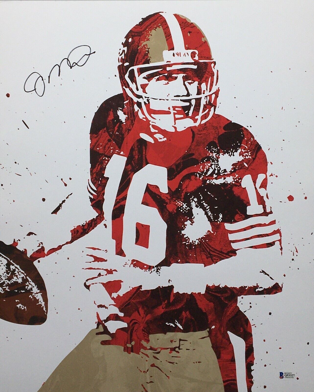 Joe Montana Signed 16x20 Photo Poster painting *Art Print *SB MVP *HOF BAS Q53327