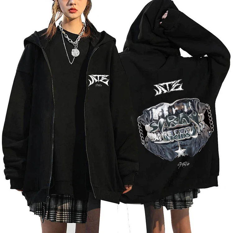 2025 Stray Kids dominATE World Tour Zip-Up Hoodie