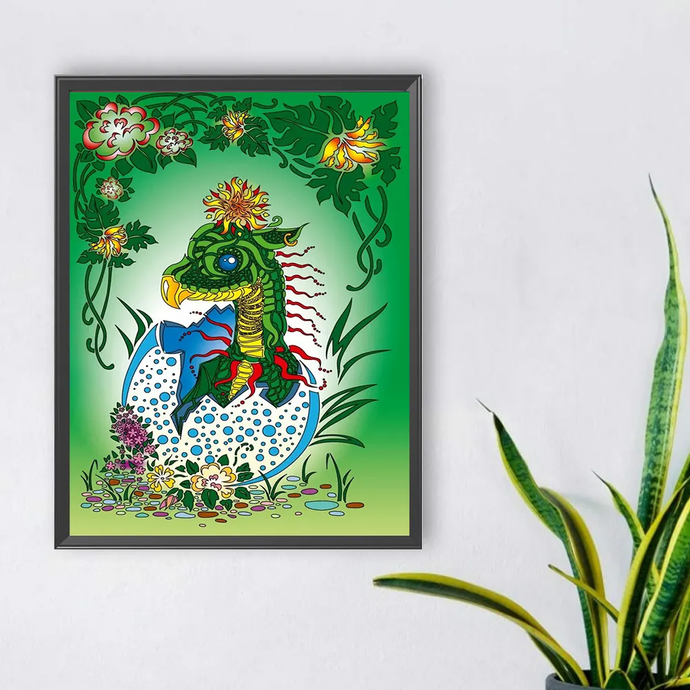 Full Round Diamond Painting 30*40cm - Dragon
