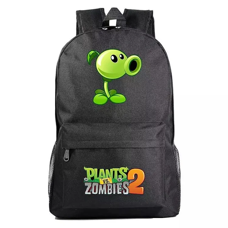 Mayoulove Plants VS Zombie Peashooter Cosplay Backpack School Bag Water Proof-Mayoulove