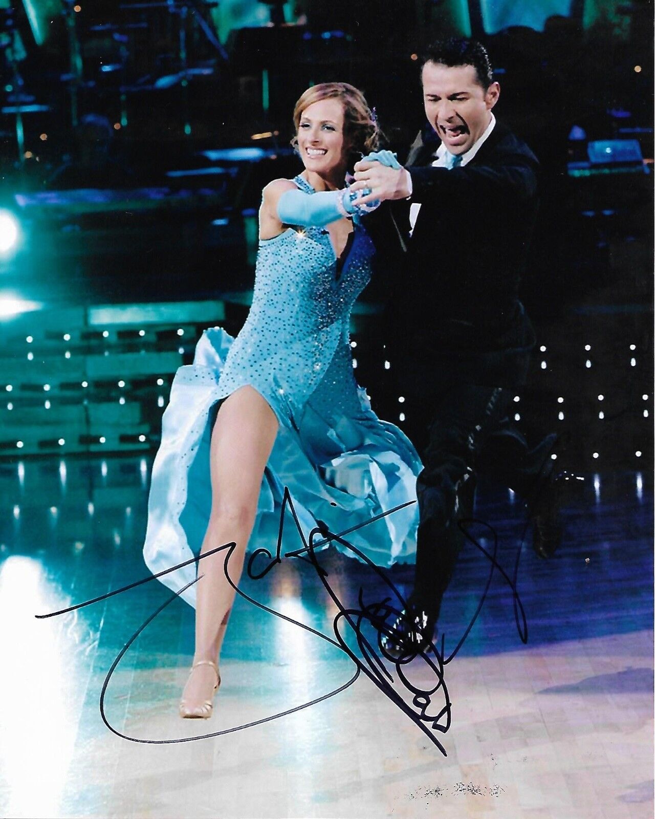 DANCING WITH THE STARS AUTOGRAPHED Photo Poster painting SIGNED 8X10 #2 BOTTOM COLOR DEFECT