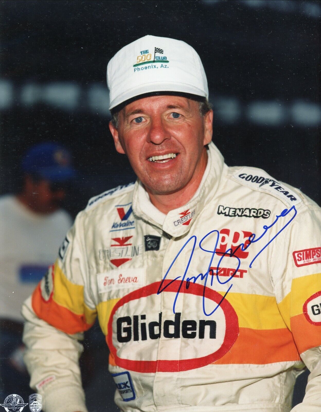 Tom Sneva Indy 500 Champ Signed Autographed 8x10 Glossy Photo Poster painting COA