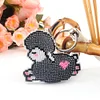 5Pcs Dog Hamster Cat Sheep Beaded Cross Stitch Kit for Kids Adults Beginners