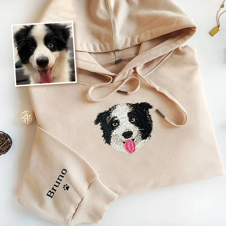 Border Collie Lover Custom Embroidered Sweatshirt Hoodie T-shirt