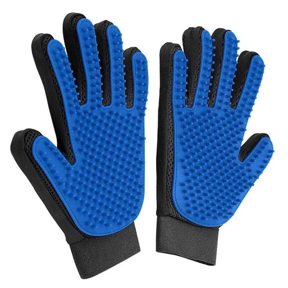 

Pet Cleaning Gloves Dog Cat Bath Scrub Massage Brushes, 501 Original