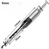 4PCS Square Hole Drill Bits 6.4/8/9.5/10/12.7mm for Precise Woodworking