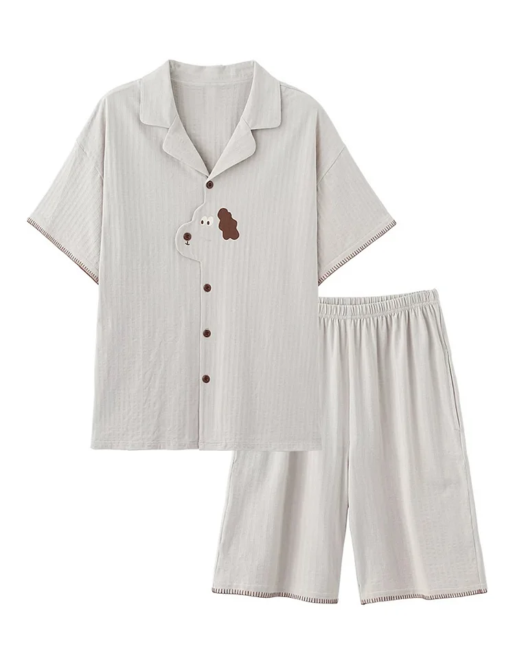 Women's Puppy Shaped Dog Pajama Set