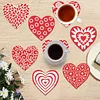 8Pcs Diamond Painting Wooden Love Coaster Diamond Art Kit w/ Holder No-Slip Decor
