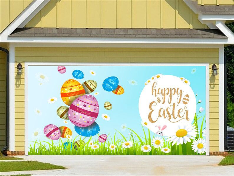 Garage Door Decor Easter | Garage Door Banner