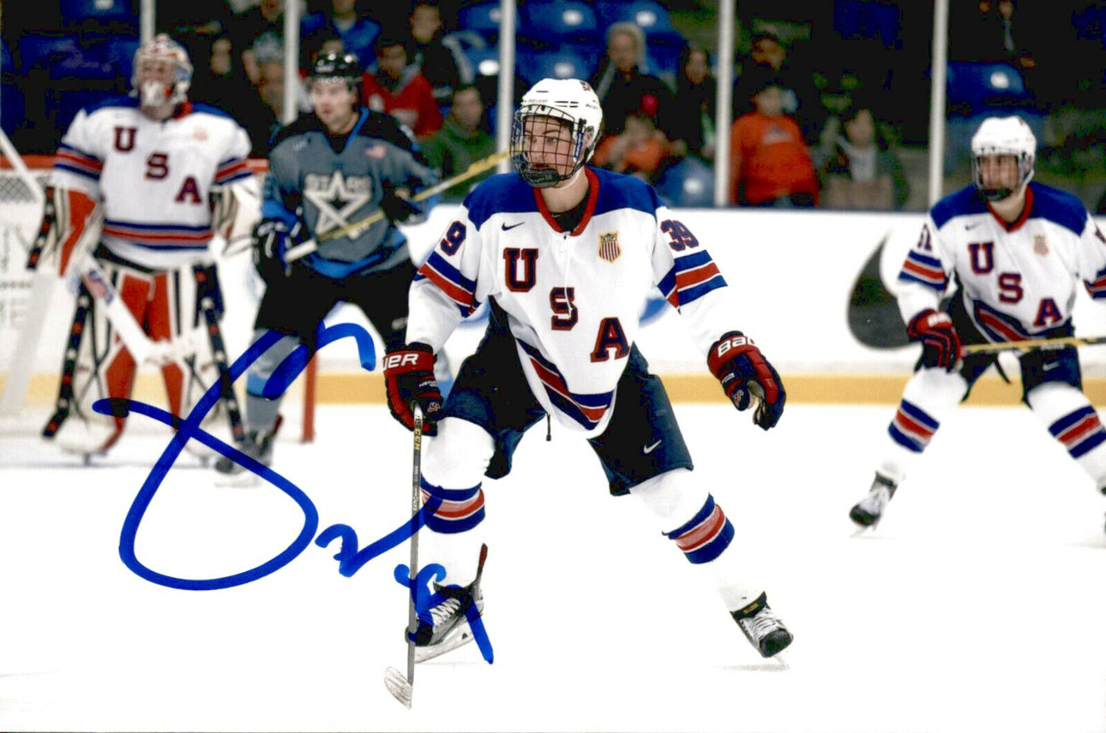 Josh Joshua Norris SIGNED autographed 4x6 Photo Poster painting TEAM USA / OTTAWA SENATORS #3