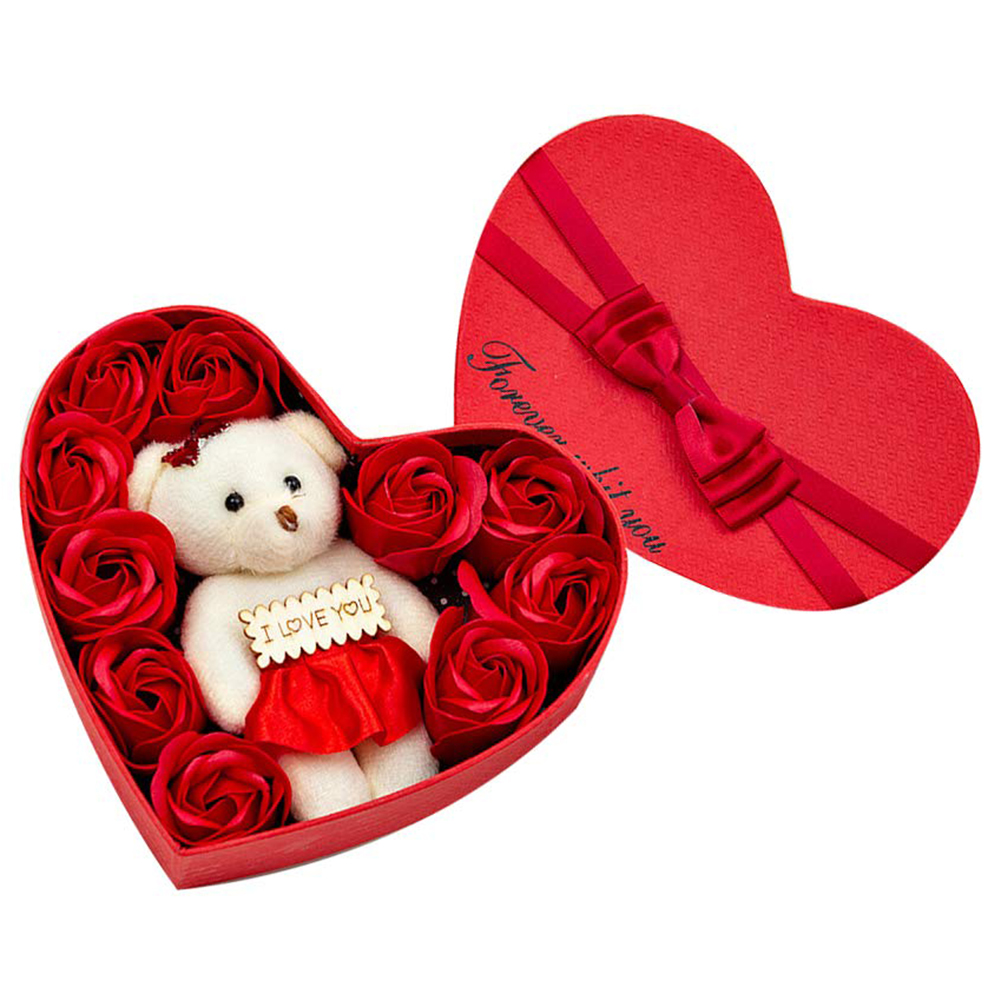 10pcs Soap Rose Flowers Bear Gift Box Xmas Birthday Valentine Wedding Gifts, 501 Original
10pcs Soap Rose Flowers Bear Gift Box Xmas Birthday Valentine Wedding Gifts, 501 Original