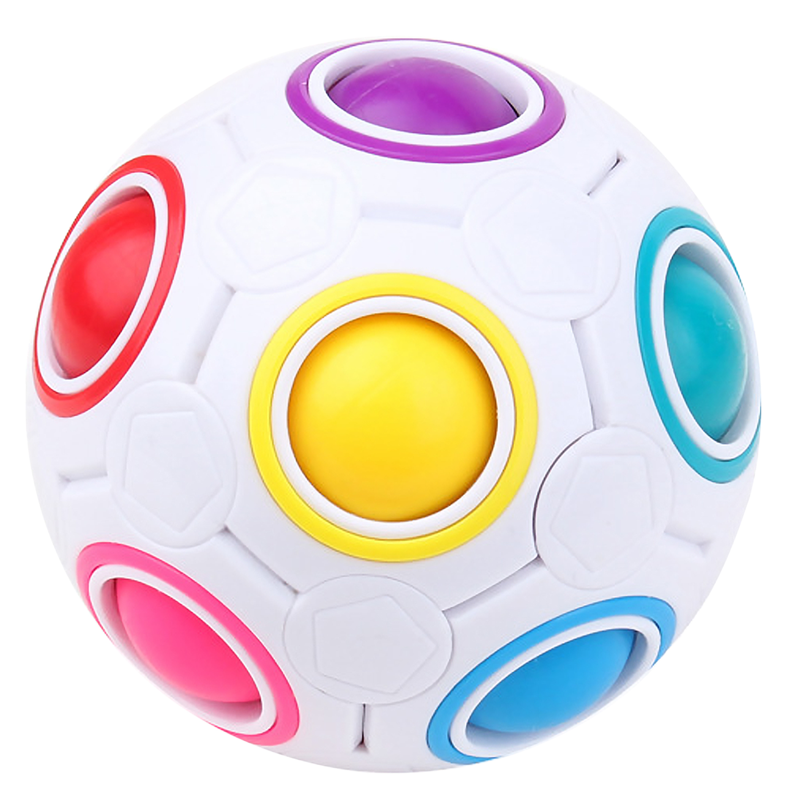 

Color-Matching Magic Cube Rainbow Puzzle Ball, 501 Original